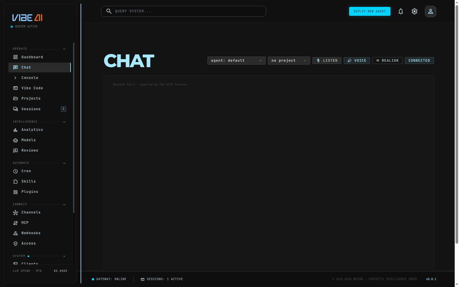 Chat page